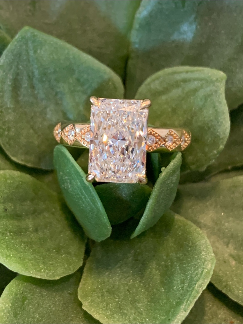 IGI certified Lab Diamond Engagement Ring QUICK SHIP